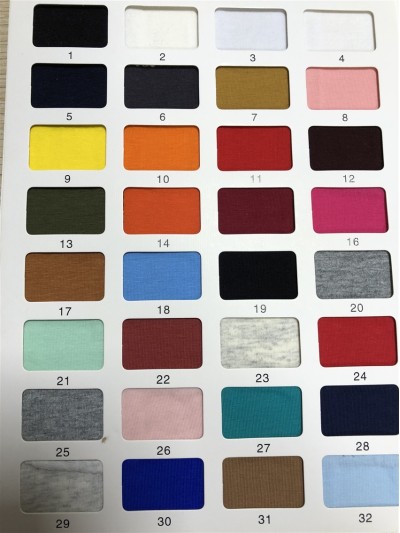 GZ-SGMN  S3507#  32支精棉拉架食毛 180G  95％棉 5％氨綸   側面照